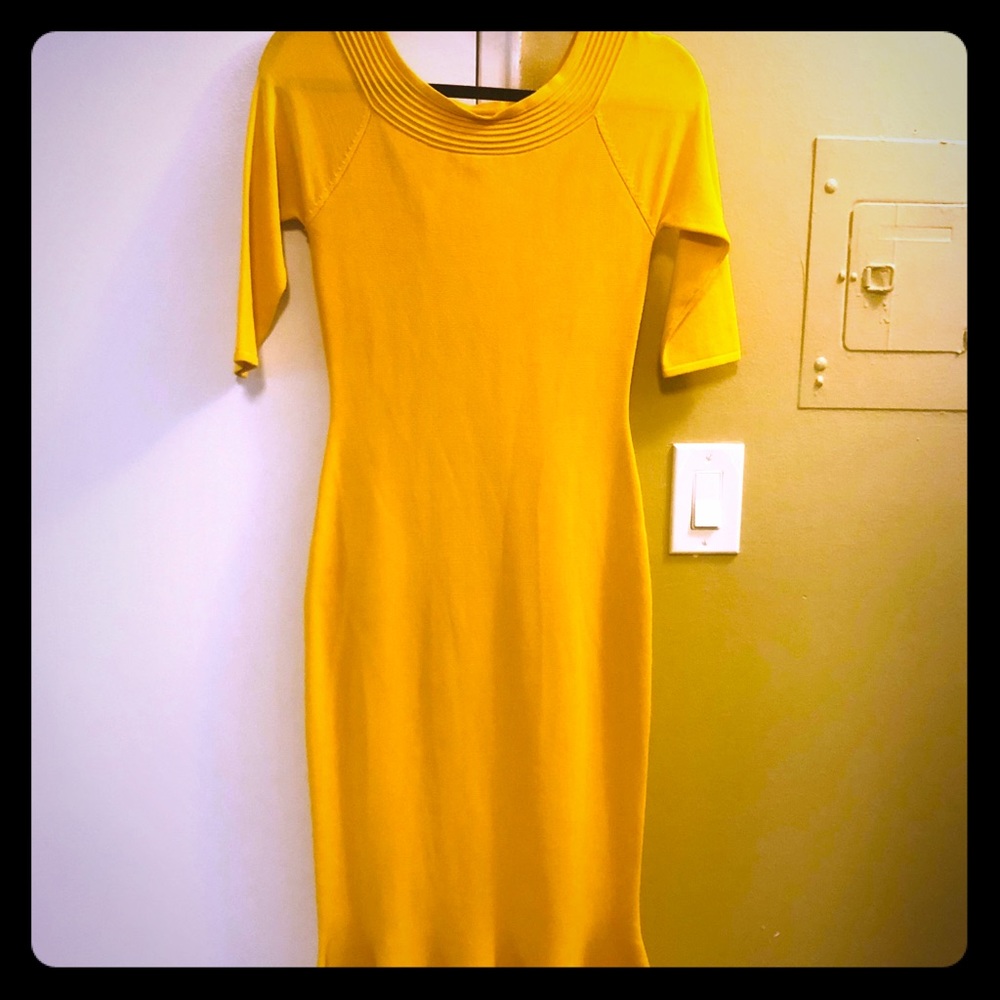 Eva Mendez Yellow Dress, XS